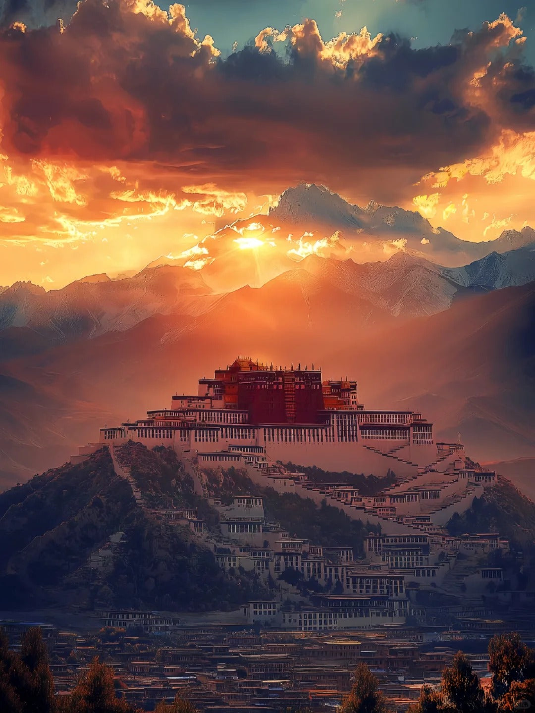 Tibetan Prayer Flags: Sacred Symbols of Wind, Wisdom, and Compassion